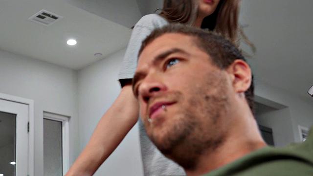 Please fill my glasses with your hot load and take my hard cock in your hand for a hot facial