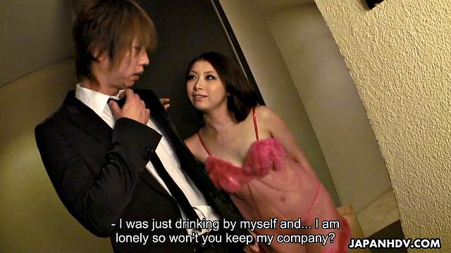 Long cock for a lusty Japanese porn starlet