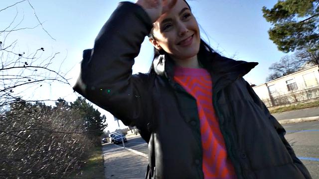 Public drilled outdoor by horny POV fucker