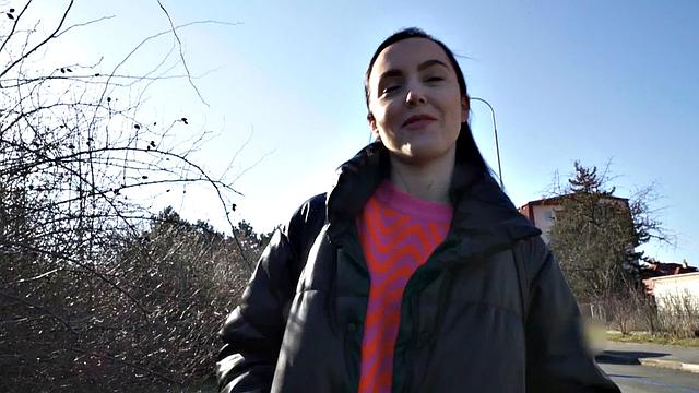 Public drilled outdoor by horny POV fucker