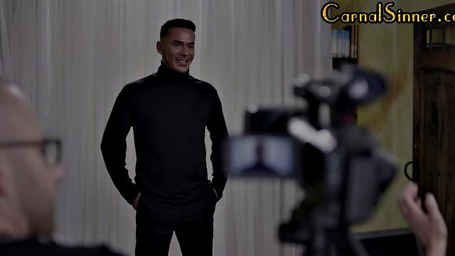 Cute blonde bae smashed in bi 3some