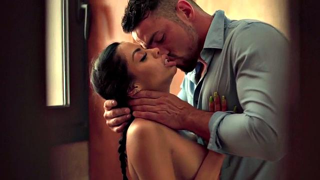 Sinful babe deepthroating and riding lovers cock