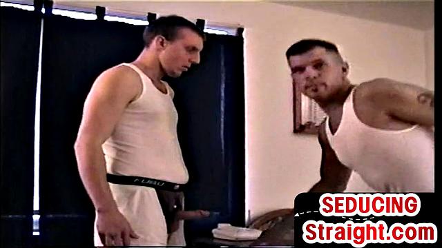 Vintage straight cocksucked by horny gay