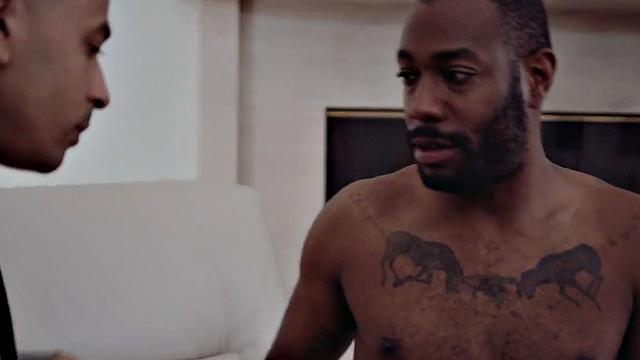 Ebony couple enjoy steamy bareback rimjob and ass fuck