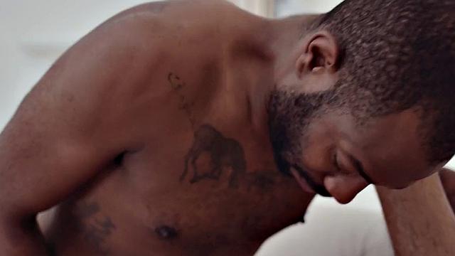 Ebony couple enjoy steamy bareback rimjob and ass fuck