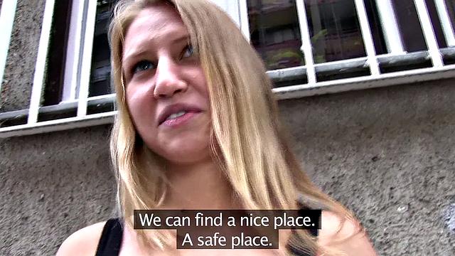 Nervous Russian accepts cash for sex from stranger