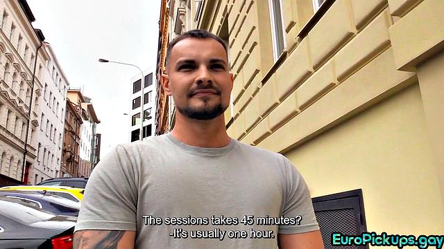 Amateur jock analfucked by stranger