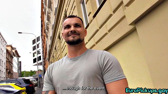 Amateur jock analfucked by stranger