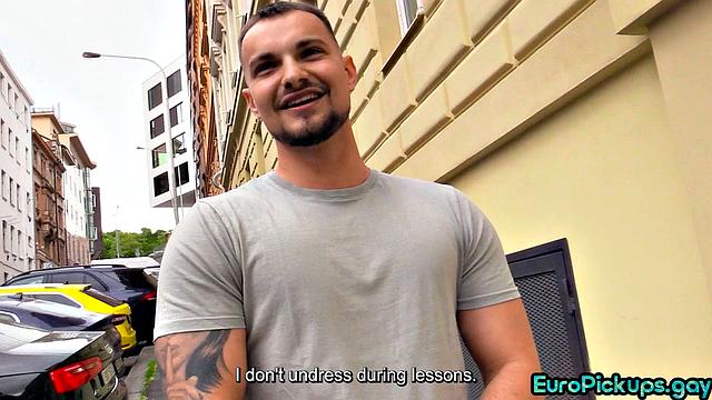 Amateur jock analfucked by stranger