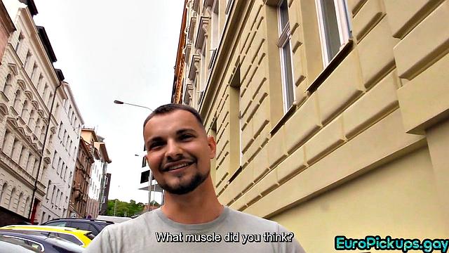 Amateur jock analfucked by stranger