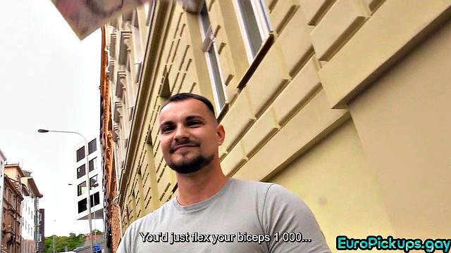 Amateur jock analfucked by stranger