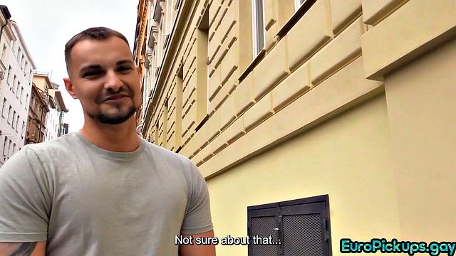 Amateur jock analfucked by stranger