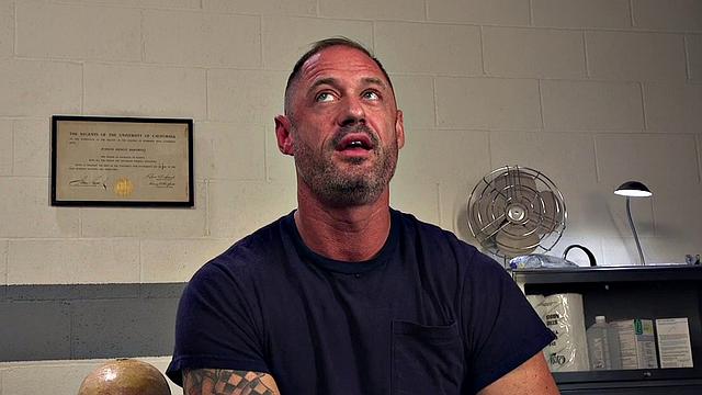 Femdom busty nurse teasing her chastity sub