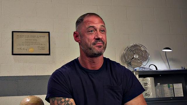 Femdom busty nurse teasing her chastity sub