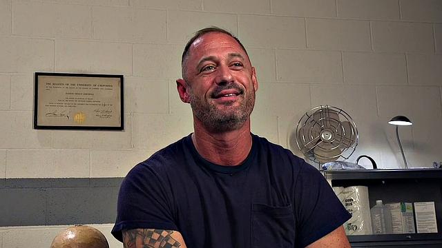 Femdom busty nurse teasing her chastity sub