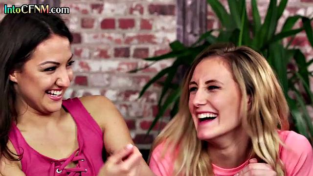 Interracial CFNM Lovers Getting Bossy