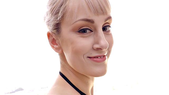 IR anal babe in lingerie gaping asshole and throating cock