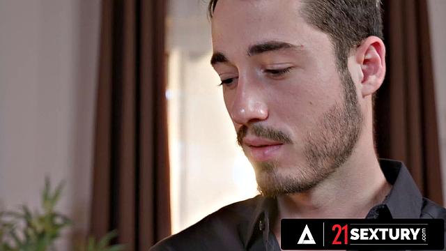 21 SEXTURY - Hot Librarian Zlata Shine Gets Mouth And Ass Fucked Before Getting Covered In Cum