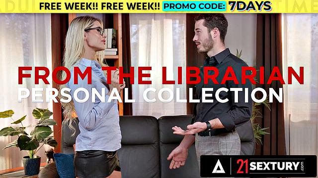 21 SEXTURY - Hot Librarian Zlata Shine Gets Mouth And Ass Fucked Before Getting Covered In Cum