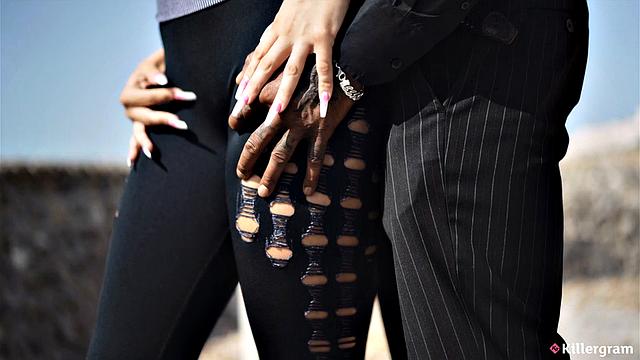 Джоли Лав заценила черный член - всё по-взрослому, как она любит!