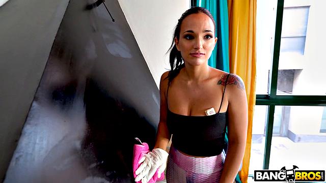 Spanish Maid Gets Naughty