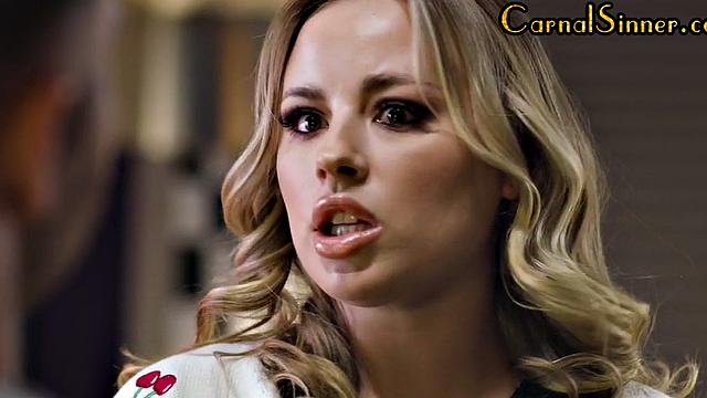 Sinning perfect babe smashed by mechanic before facefuck