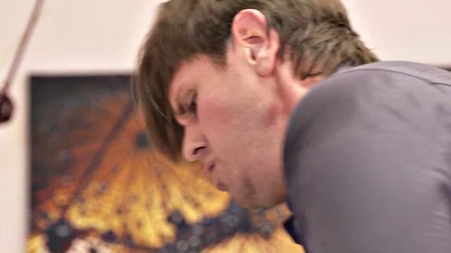 A kinky milf with brown hair give a blowjob before getting bent over and fucked from behind