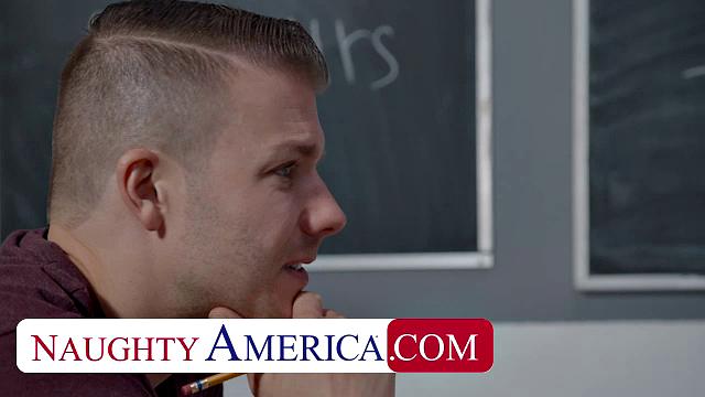 Reagan Foxx teaches student a lesson in classroom