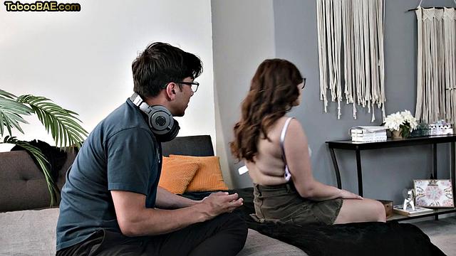 Naughty babe doggystyled by BF