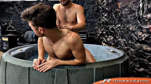 Pounding a British Otter in the Jacuzzi