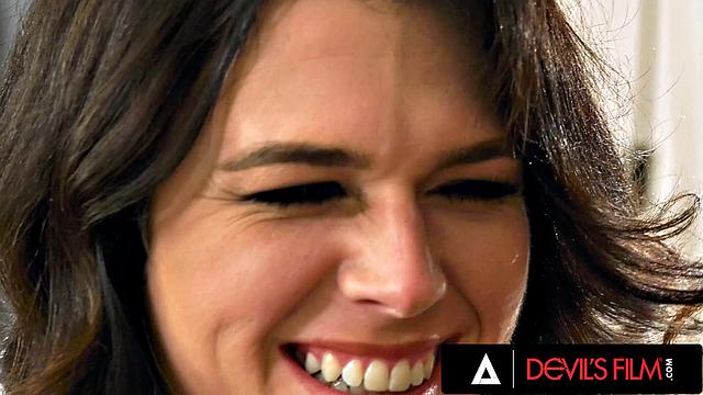 DEVILS FILM - Lucky Guy Has Threesome With Hot Trans Korra Del Rio And Kendall Penny PART 1