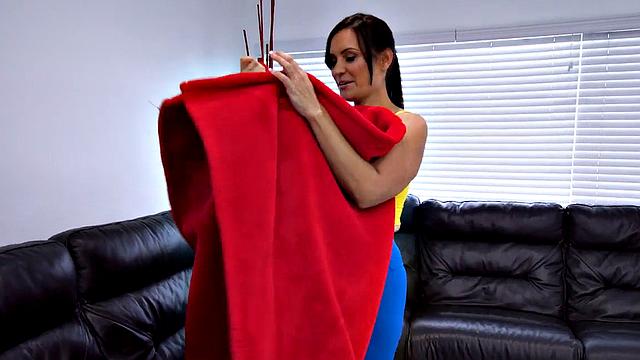 MILF Latina maid riding boss for extra money