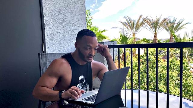 Throating gay fucked by stud in POV in doggystyle