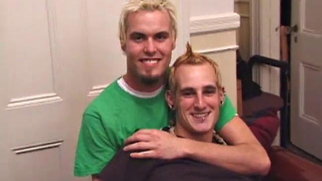 Torque and Seth hook up, soon locked in deep and passionate kisses. They strip down, Torque works his mouth to Seth's fat cock and gives it a good sucking.