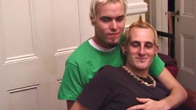 Torque and Seth hook up, soon locked in deep and passionate kisses. They strip down, Torque works his mouth to Seth's fat cock and gives it a good sucking.