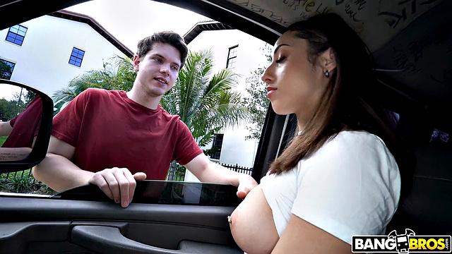 Kira Perez Fucks On Bus