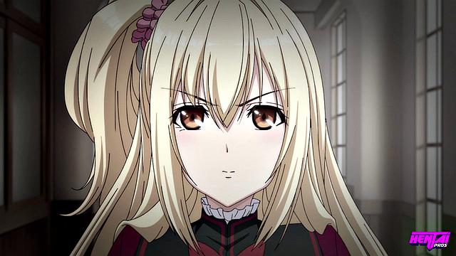 Орихимэ кайфует с переодетым телохранителем, жаркий секс и мощный оргазм в библиотеке.