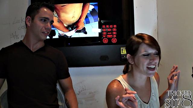 Handsome horny guy visits gay gloryhole