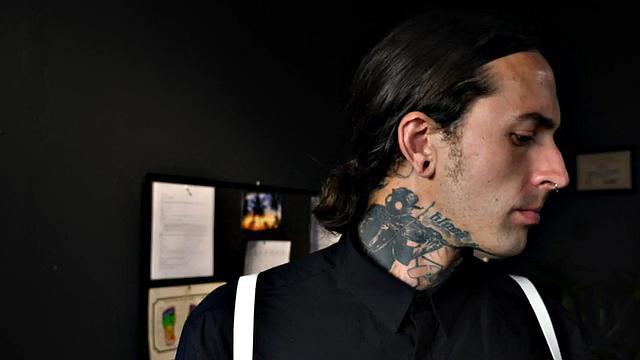 Real inked jock riding his BF