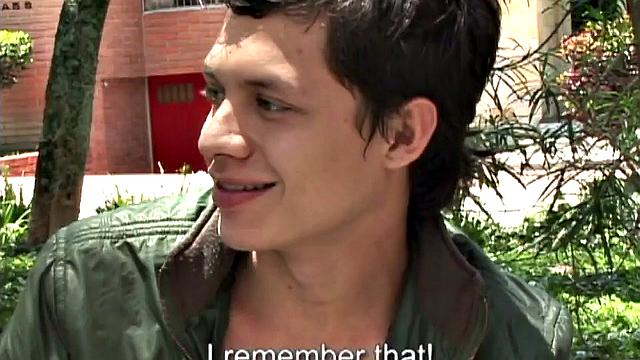 Skinny little Anderson has the hots for Duval and can't wait to get into his pants. Once they are behind closed doors he wastes little time getting the boy naked and sucking his big uncut cock.