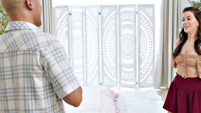 ADULT TIME - Insatiable Teen Natalie Brooks CAUGHT MASUTBATING And Replaces Dildo WIth Cock