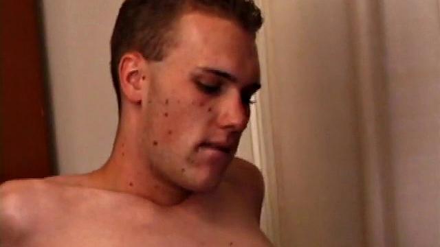 Matthew has his big dick out for a jerk off session, but quickly tucks it away when he hears Tye arrive. Then it's right back out when Tye offers to play.