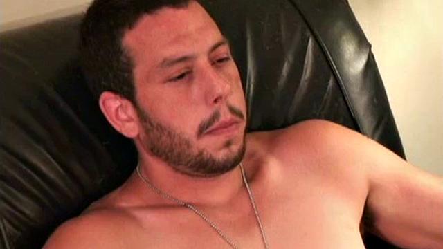 Very apprehensive and wary, Jordan was uncertain about the whole scenario, and I suspect he wouldn't have stayed had he not needed the money so badly. Jordan is 25 years old, 6' 2", and 200 pounds, and works as an electrician.