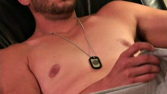 Very apprehensive and wary, Jordan was uncertain about the whole scenario, and I suspect he wouldn't have stayed had he not needed the money so badly. Jordan is 25 years old, 6' 2", and 200 pounds, and works as an electrician.