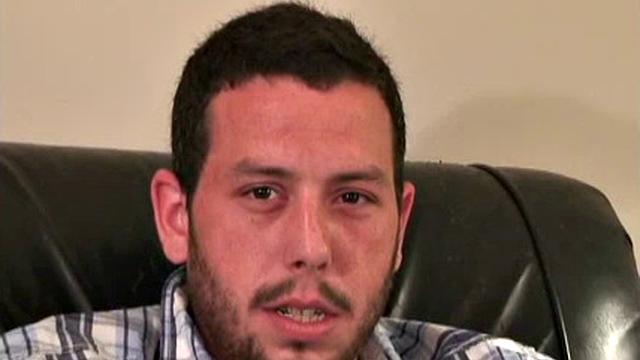 Very apprehensive and wary, Jordan was uncertain about the whole scenario, and I suspect he wouldn't have stayed had he not needed the money so badly. Jordan is 25 years old, 6' 2", and 200 pounds, and works as an electrician.