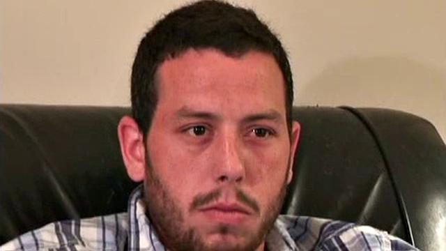 Very apprehensive and wary, Jordan was uncertain about the whole scenario, and I suspect he wouldn't have stayed had he not needed the money so badly. Jordan is 25 years old, 6' 2", and 200 pounds, and works as an electrician.