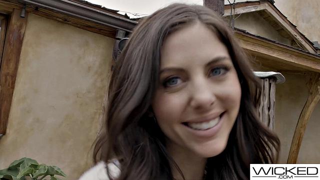 Wicked - Busty Brunette Rides Big Coc In Hotel Room