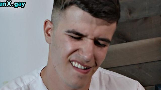 Gay man bareback fucked by masseur in oiled ass