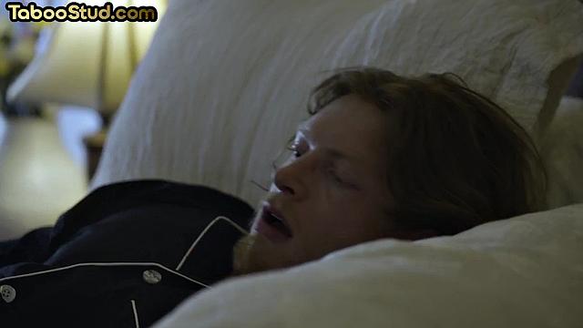 Naughty stud gets rimjob by muscled guy