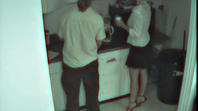 Staff caught in the kitchenette